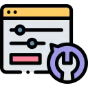 Website customization service icon